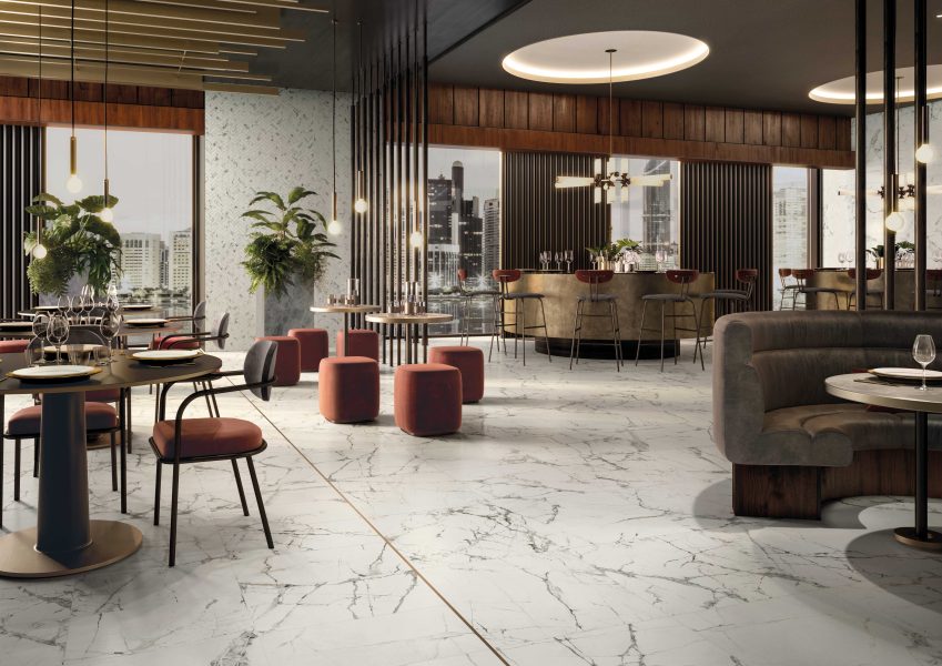 Marquisette Marble-Look Porcelain Tile | Creative Materials